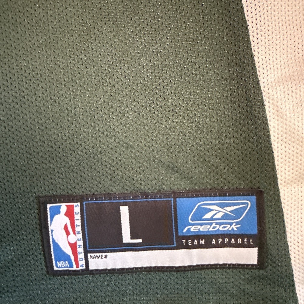 🔥Vintage Reebok Seattle Supersonics Sonics Ray Allen Jersey L EUC - Picture 4 of 7